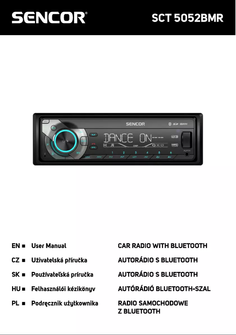 Page 1 de la notice Manuel utilisateur Sencor SCT 5052BMR