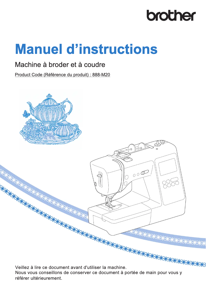 Page n°1 - Manuel utilisateur Brother LB6950