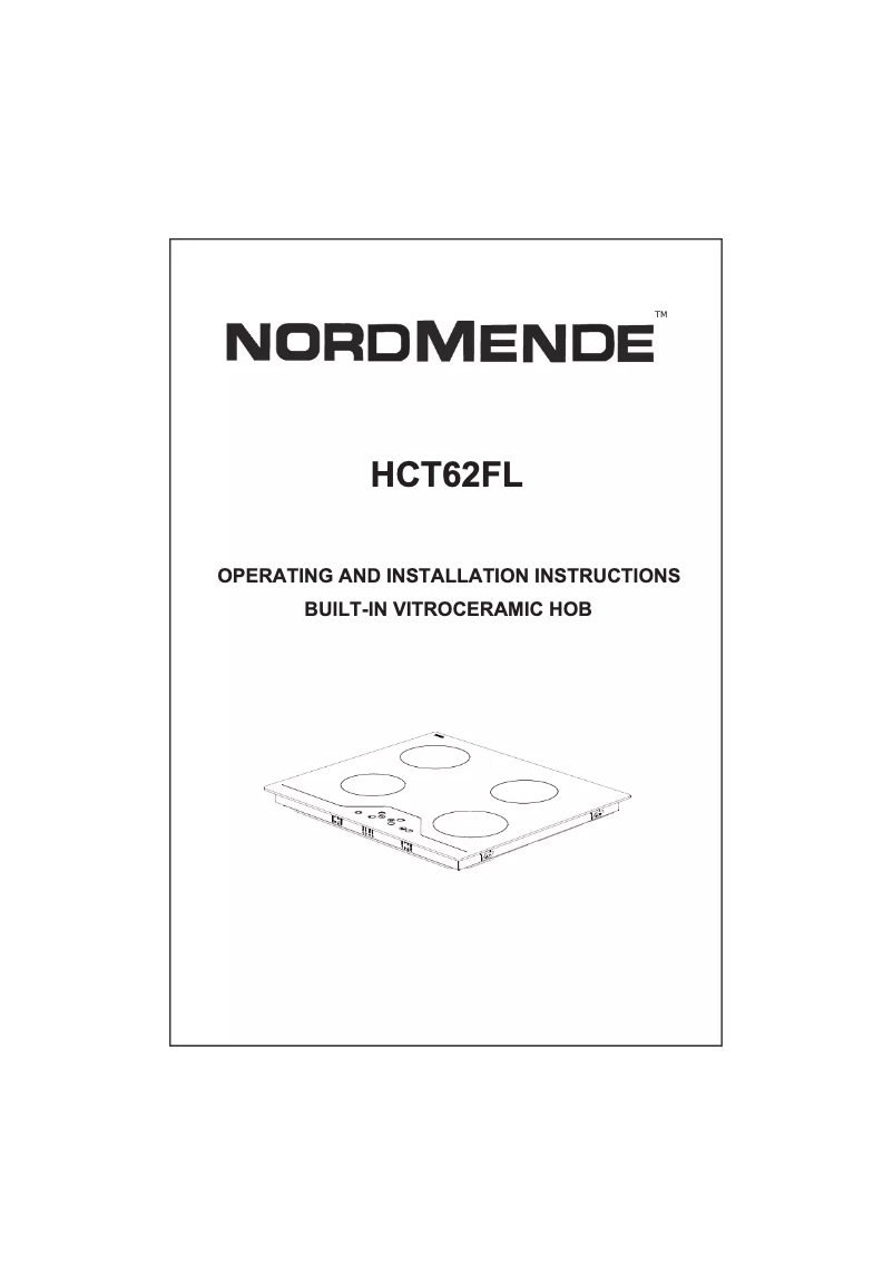 Page n°1 - Manuel utilisateur Nordmende HCT62FL