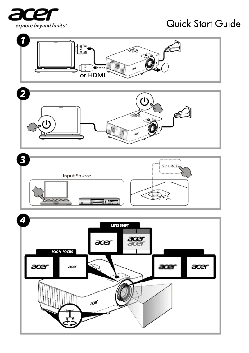 Page 1 de la notice Guide de démarrage rapide Acer Liquid Zest Plus