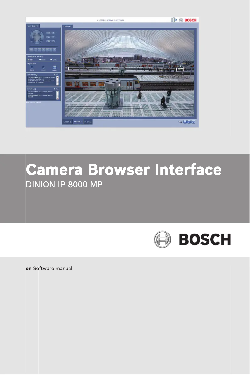 Page n°1 - Manuel utilisateur Bosch Dinion NBN-80122