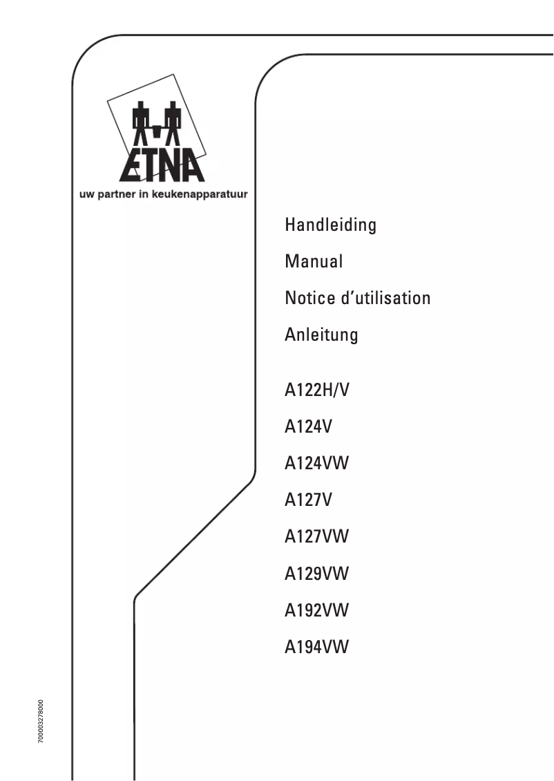 Page n°1 - Manuel utilisateur Etna A194VW