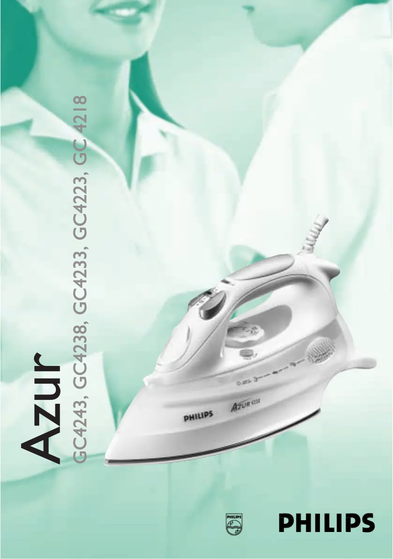 Page 1 de la notice Manuel utilisateur Philips Azur GC4219