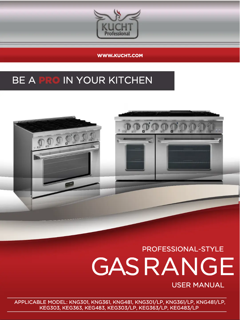 Page 1 de la notice Manuel utilisateur Kucht Gemstone KEG363