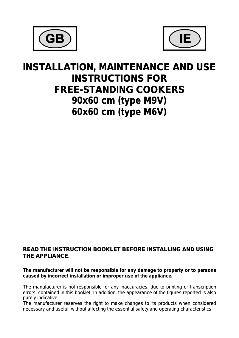 Page 1 de la notice Manuel utilisateur La Germania TU6 4C 61 C X