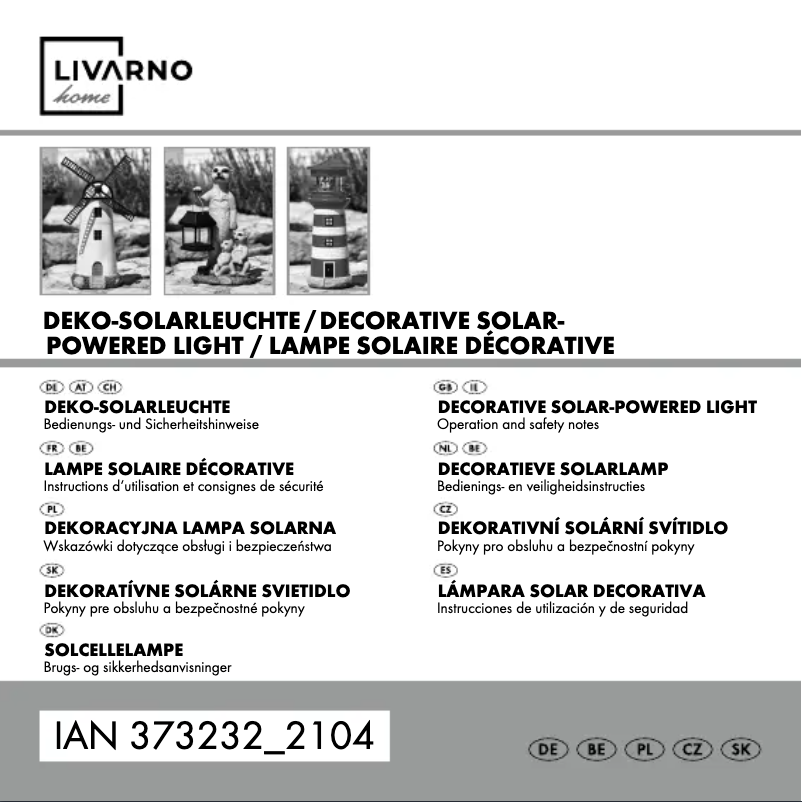 Page 1 de la notice Manuel utilisateur Livarno Lux HG05660A