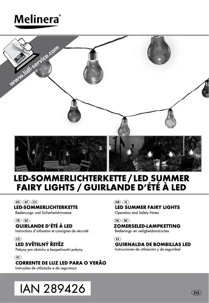 Page 1 de la notice Manuel utilisateur Livarno Lux HG02037A