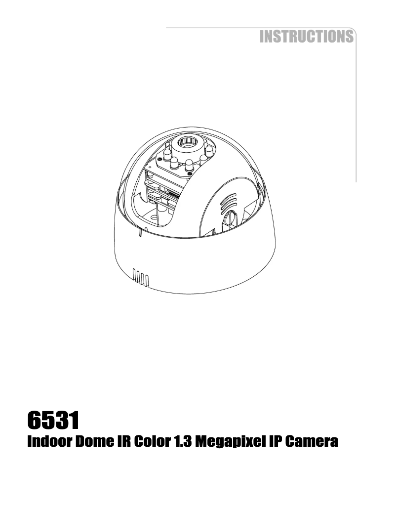 Image de la première page du manuel de l'appareil 6531