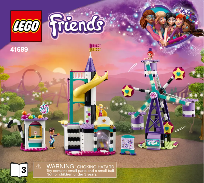 Page 1 de la notice Consignes visuelles Lego Friends 41689