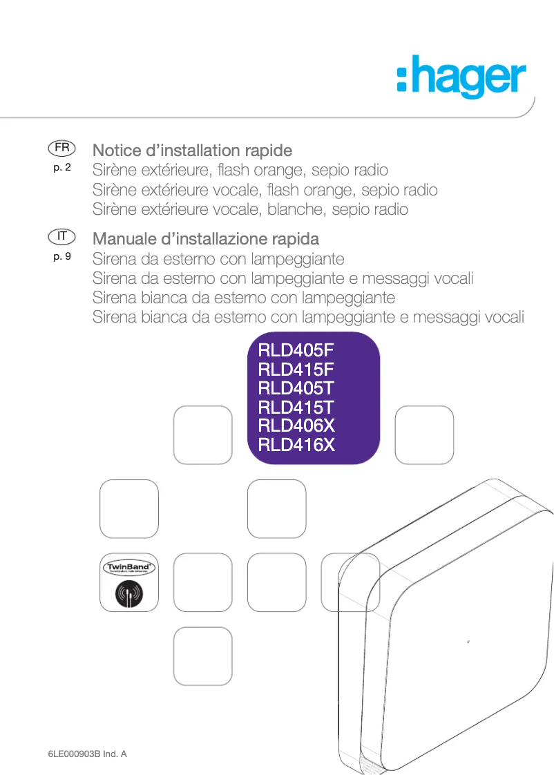 Page n°1 - Guide d'installation Elcom REH002X