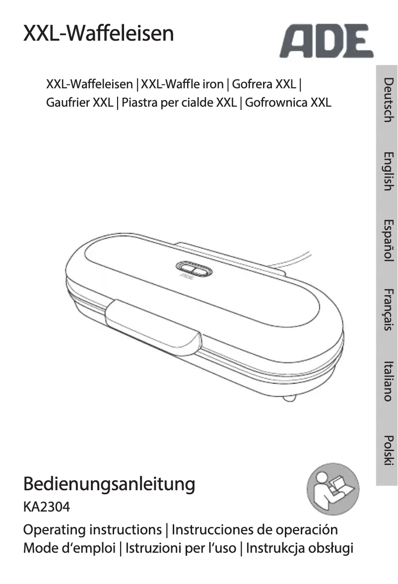 Page 1 de la notice Manuel utilisateur ADE KA2304