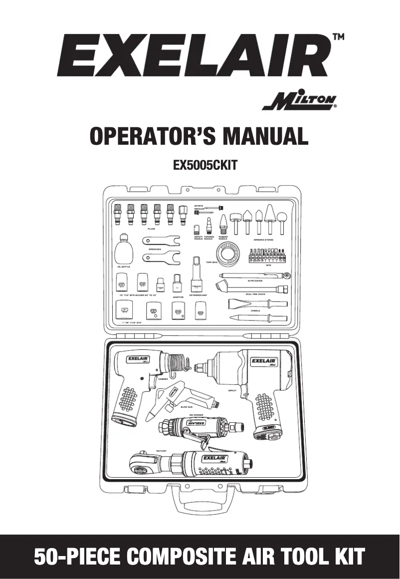 Page 1 de la notice Manuel utilisateur ExelAir EX5005CKIT