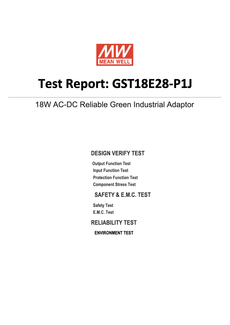 Image de la première page du manuel de l'appareil GST18E28-P1J