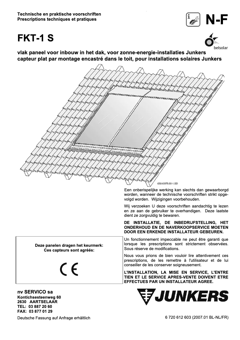 Image de la première page du manuel de l'appareil FKT-1