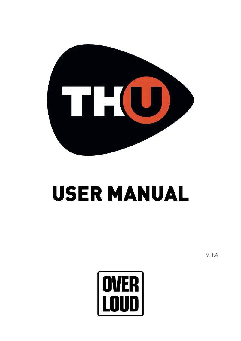 Page n°1 - Manuel utilisateur Overloud TH-U