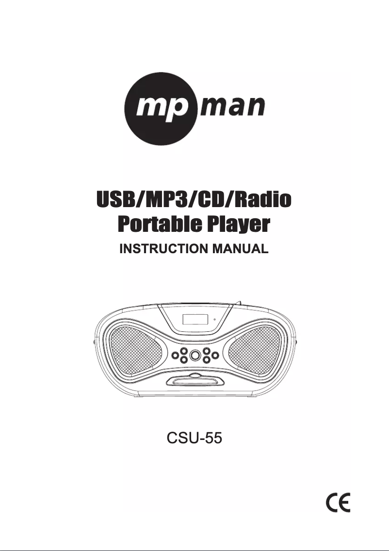 Image de la première page du manuel de l'appareil CSU-55