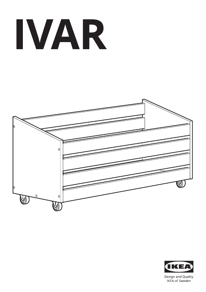 Página 1 del manual Manual de usuario Ikea IVAR 404.871.41