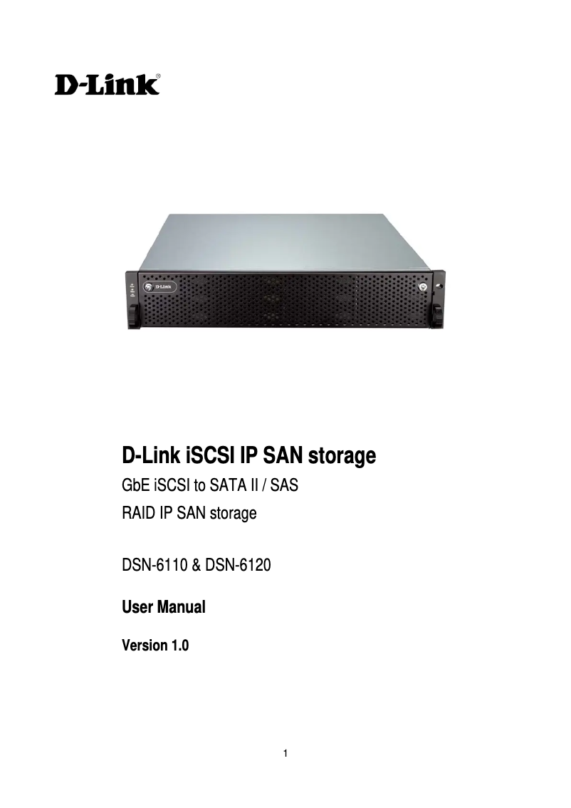 Image de la première page du manuel de l'appareil DSN-6020