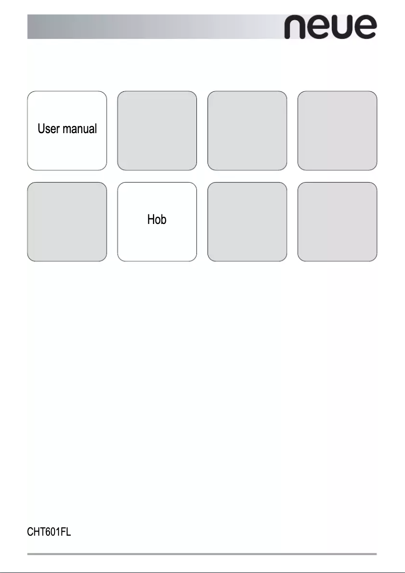 Imagen de la primera página del manual del dispositivo CHT601FL