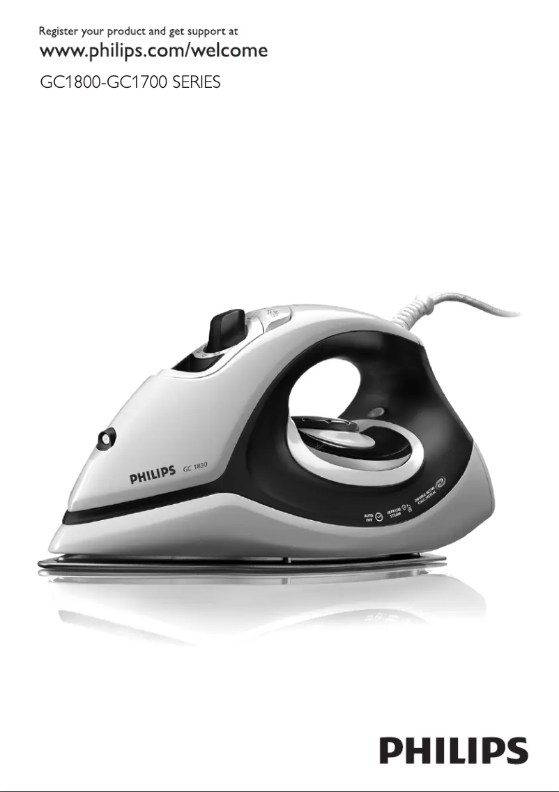 Page n°1 - Manuel utilisateur Philips GC1703