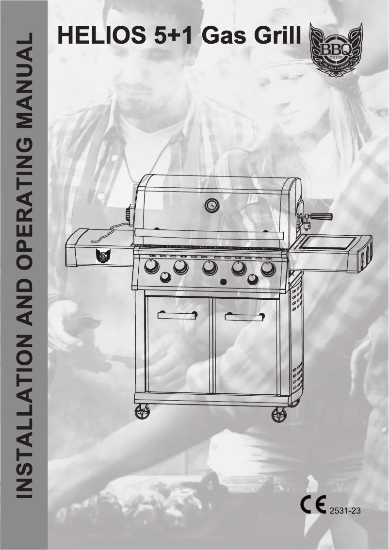 Page n°1 - Manuel utilisateur Maxxus BBQ CHIEF Helios 5+1