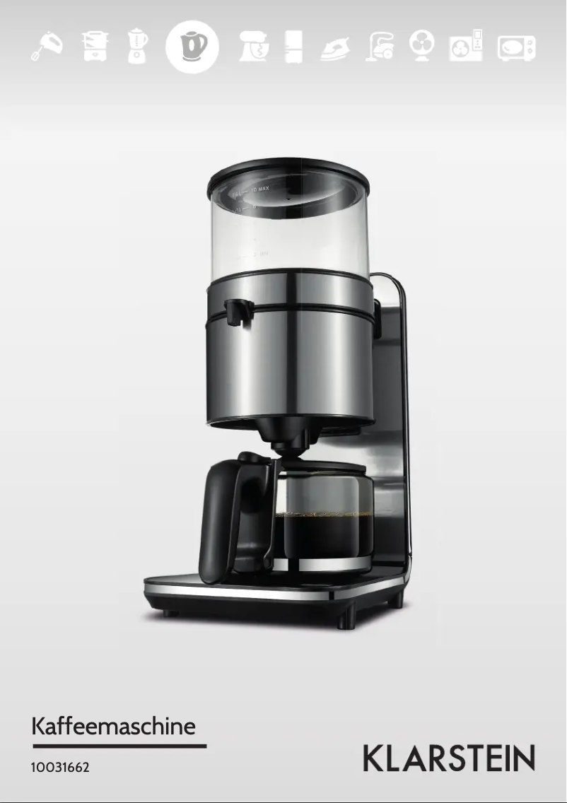 Page 1 de la notice Manuel utilisateur Klarstein 10031632