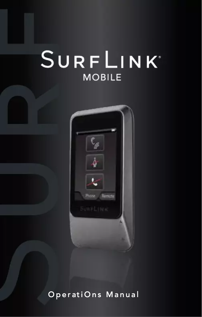 Page 1 de la notice Manuel utilisateur Starkey SurfLink Mobile