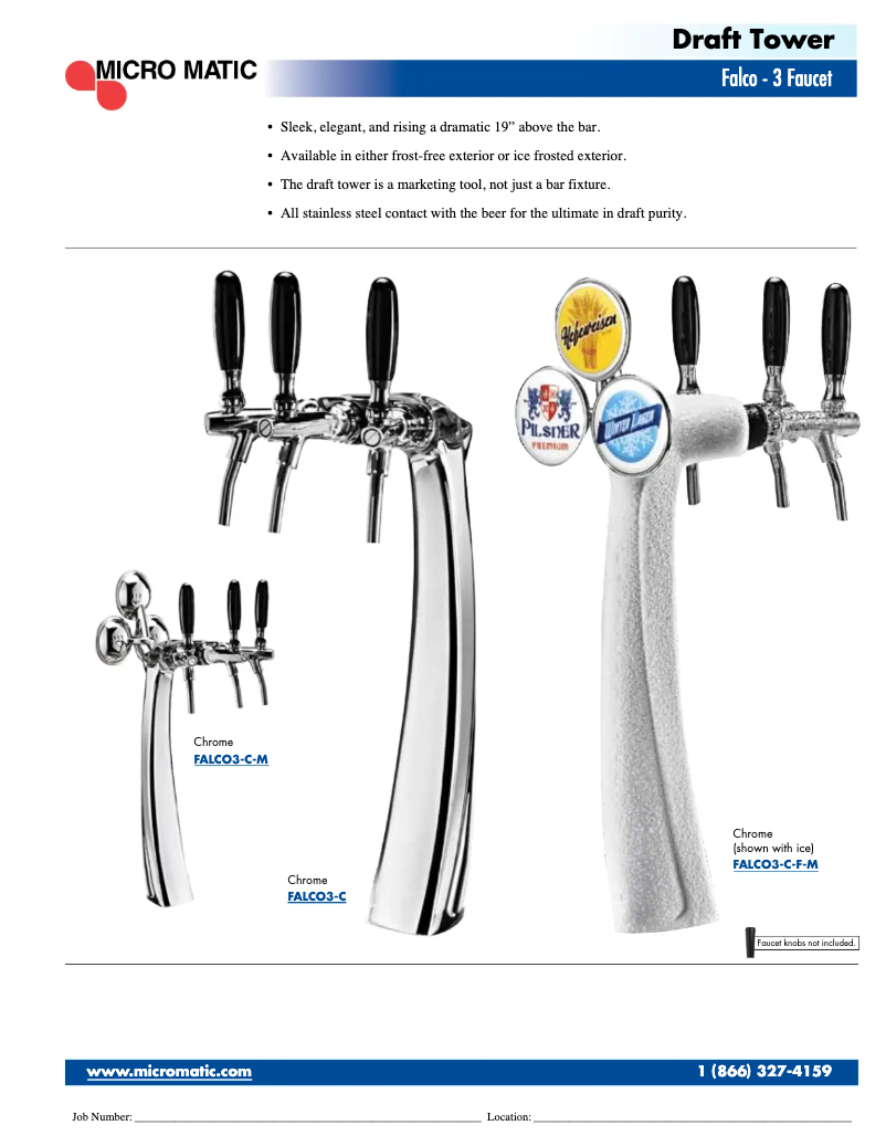 Page n°1 - Manuel utilisateur Micro Matic FALCO3-M