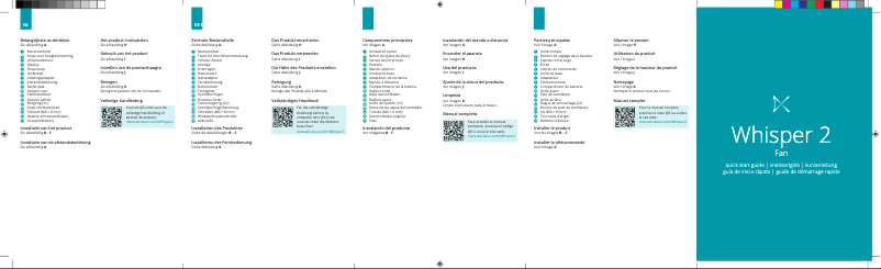 Page n°1 - Manuel utilisateur Duux Whisper 2