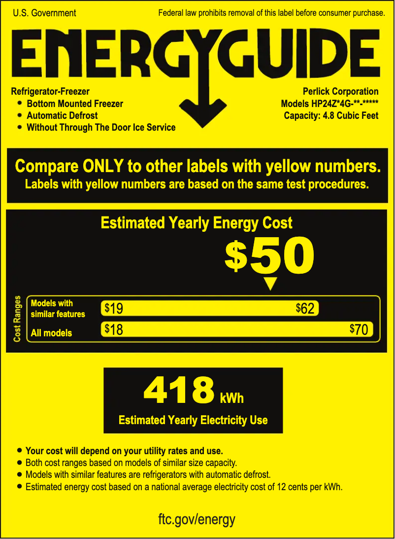Page n°1 - Mode d'emploi Perlick HP24ZS-4-6
