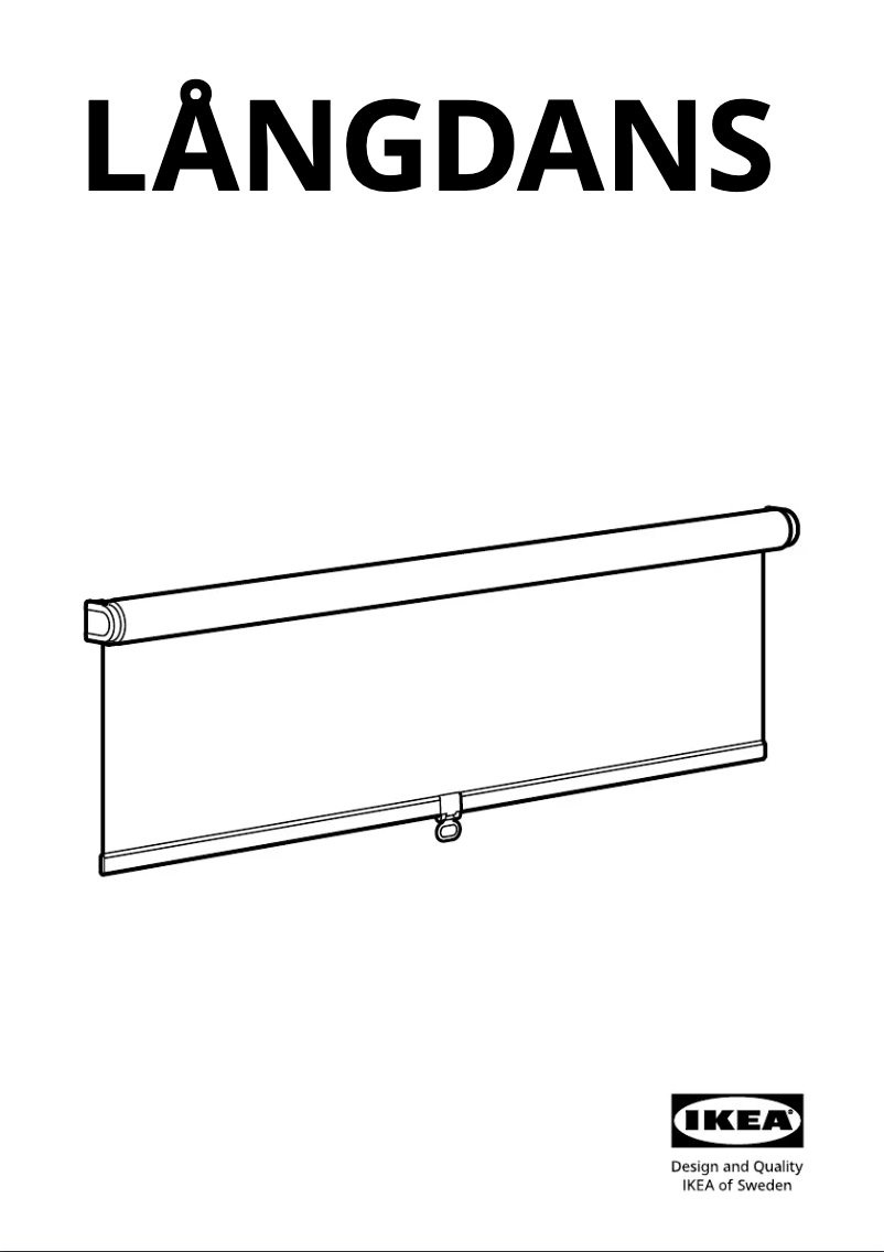 Página 1 del manual Manual de usuario Ikea LÅNGDANS 604.718.27