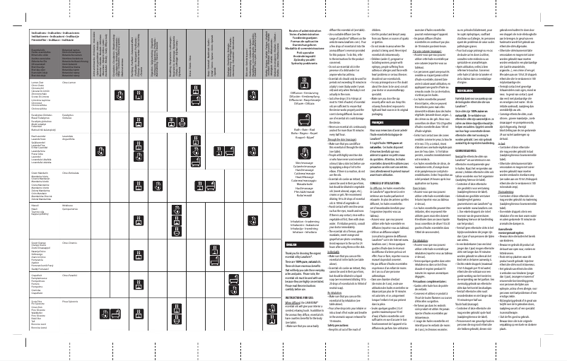 Page n°1 - Manuel utilisateur Lanaform Lemon Zest