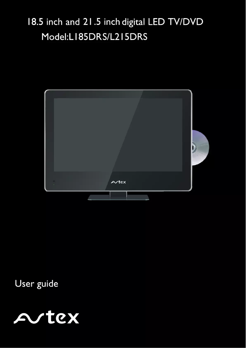 Page n°1 - Manuel utilisateur Avtex L215DRS