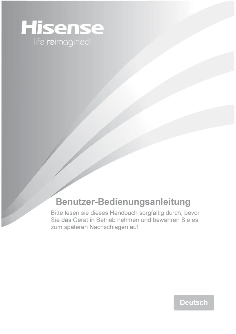 Page 1 de la notice Manuel utilisateur Hisense RB338N4AG2