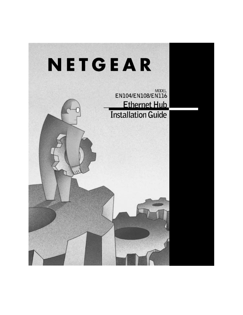 Page n°1 - Manuel utilisateur Netgear EN108