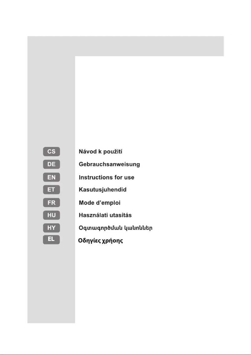 Page 1 of the manual User Manual Whirlpool W84BE 73 X