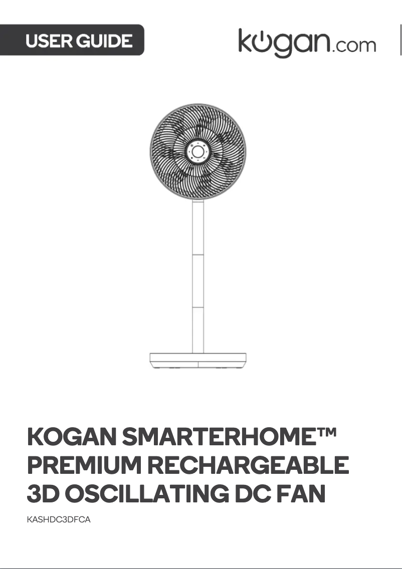 Página 1 del manual Manual de usuario Kogan KASHDC3DFCA