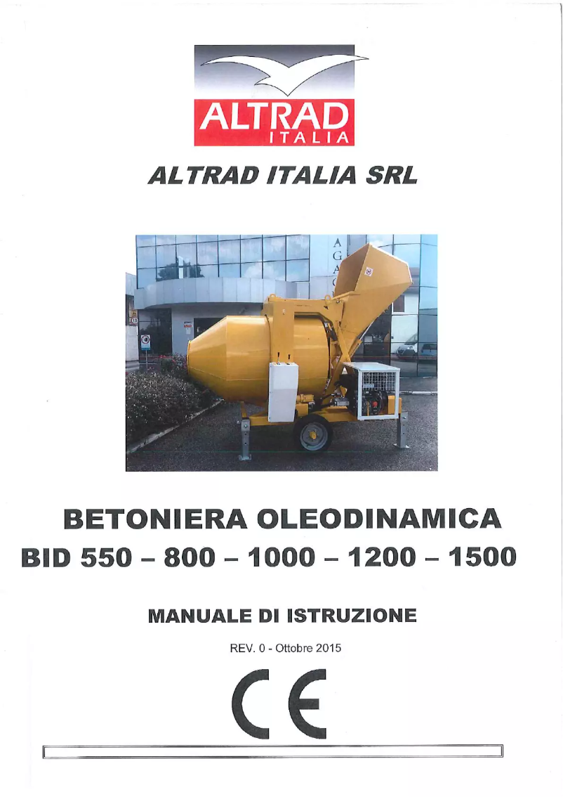 Imagen de la primera página del manual del dispositivo LHB 550