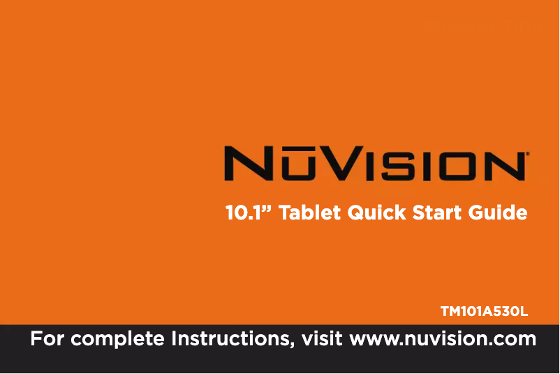 Image de la première page du manuel de l'appareil TM101A530L