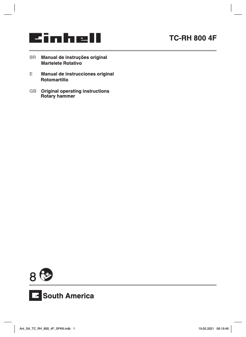 First page image of the manual for A-ID 550 E