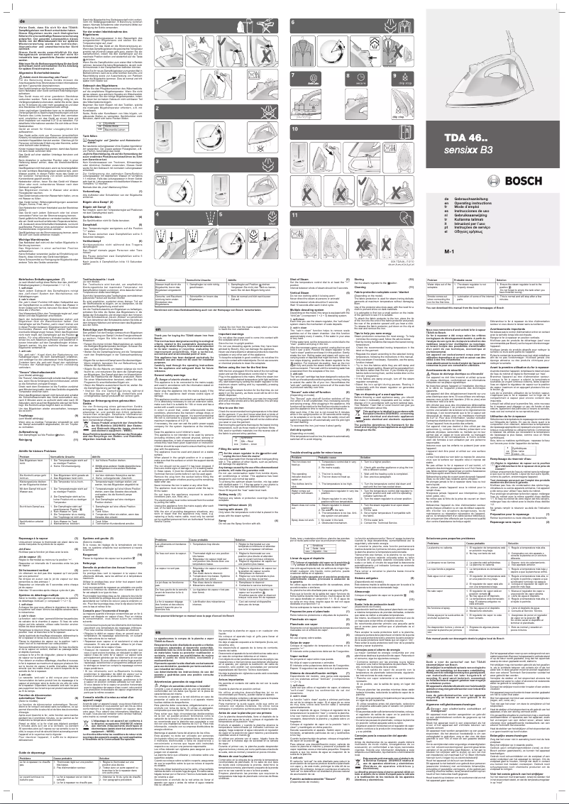 Page 1 de la notice Manuel utilisateur Bosch Sensixx B3 TDA4640