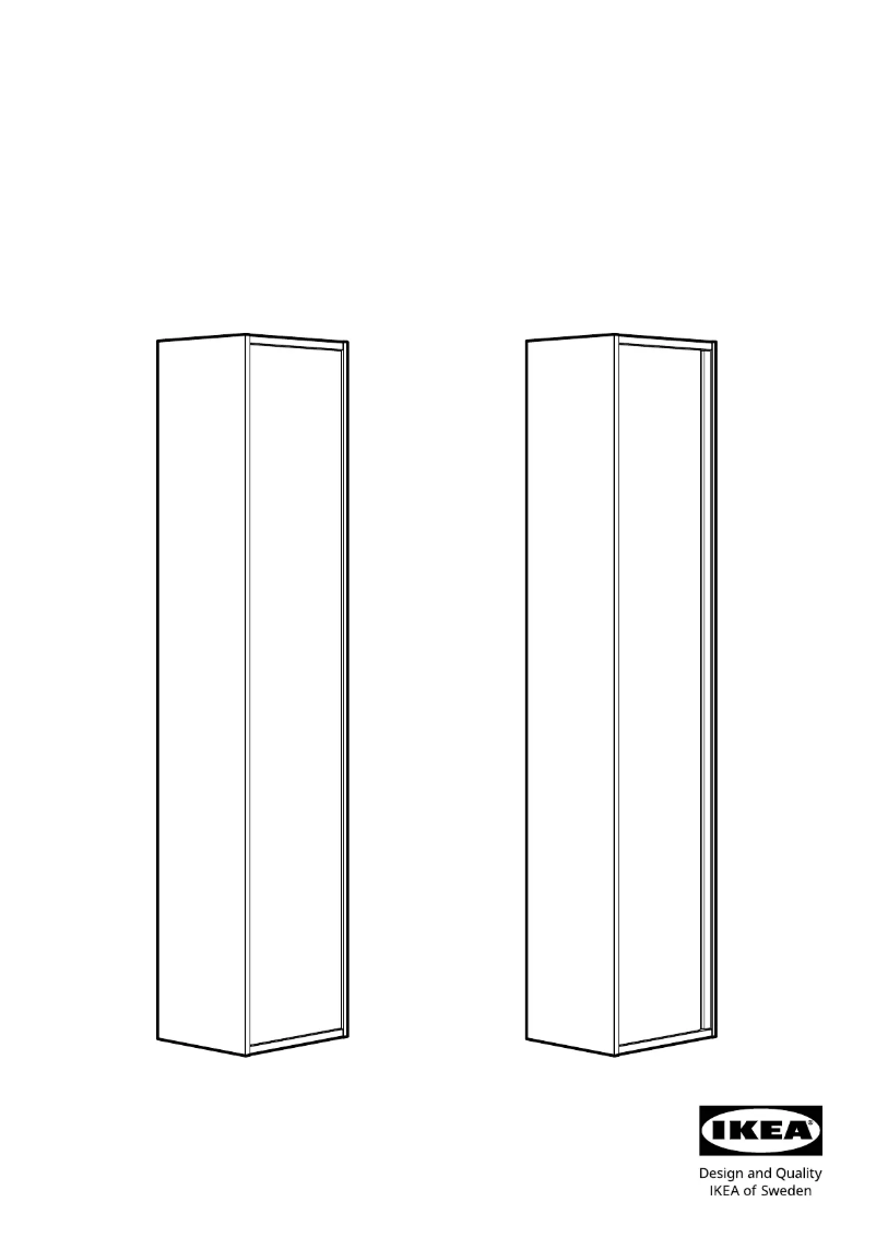 Página 1 del manual Manual de usuario Ikea HAVBÄCK 205.350.63
