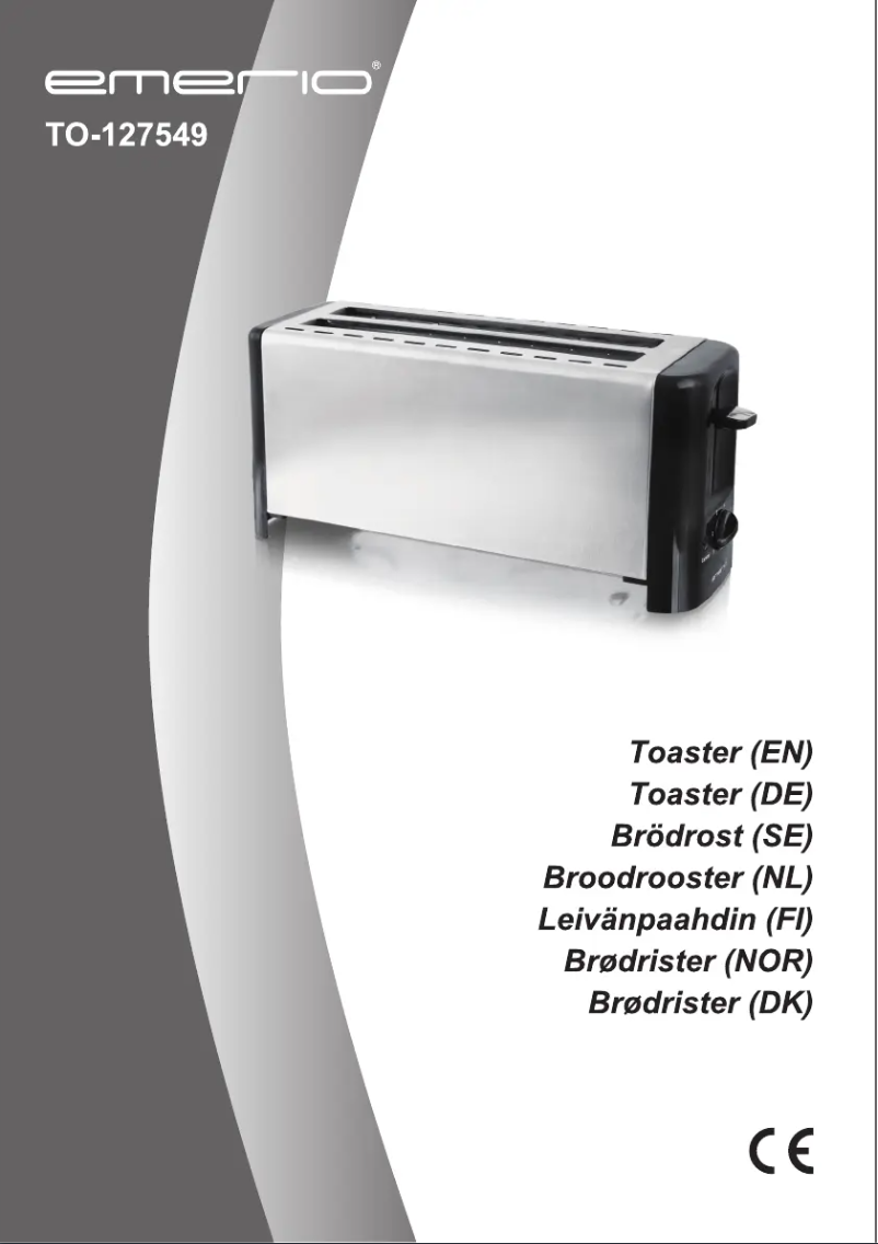 Page n°1 - Manuel utilisateur Emerio TO-127549