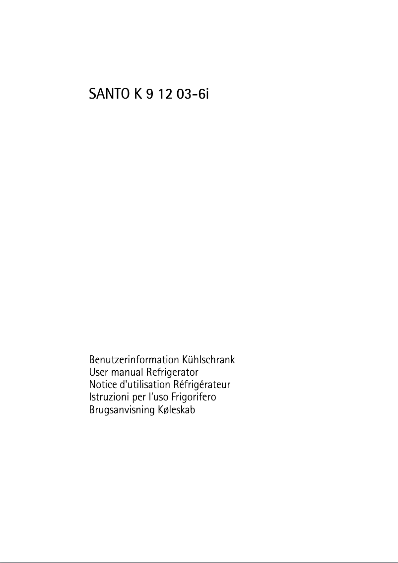 Página 1 del manual Manual de usuario AEG SK91203-6I