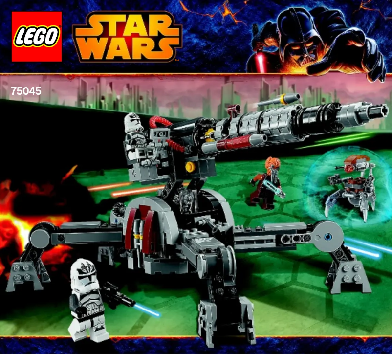 Page n°1 - Manuel utilisateur Lego Star Wars 75045