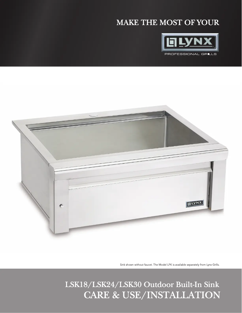 Page n°1 - Guide d'installation Lynx Professional LSK24