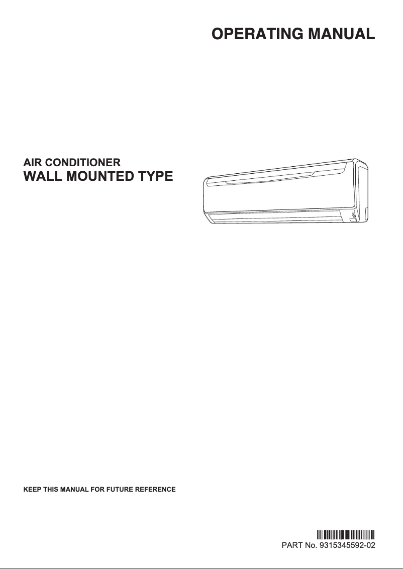 Page 1 de la notice Manuel utilisateur Fujitsu ASGG24LFCD-B