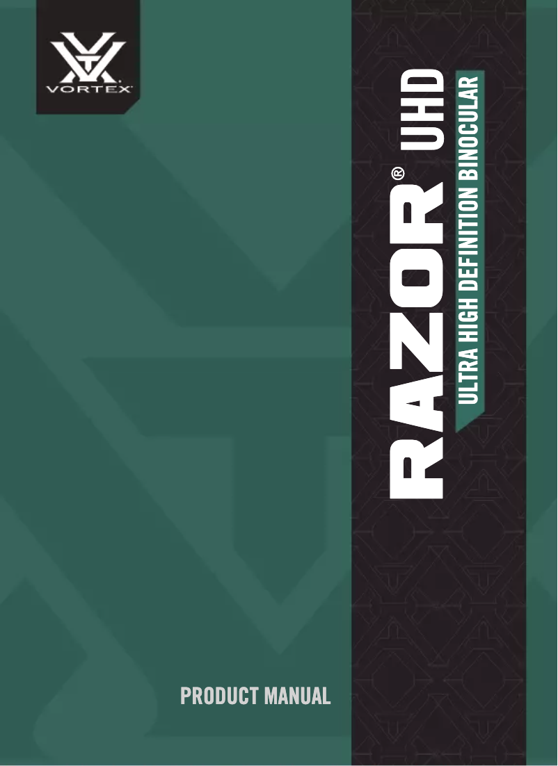 Image de la première page du manuel de l'appareil Razor UHD 10 x 42