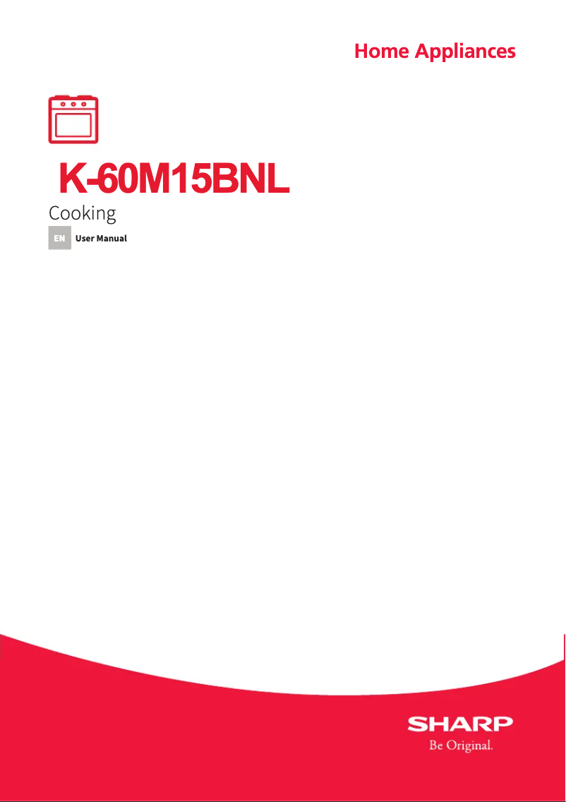 Page n°1 - Manuel utilisateur Sharp K-60M15BNL-EU