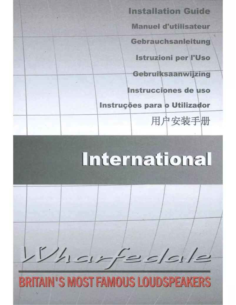 Page 1 de la notice Manuel utilisateur Wharfedale Diamond 11.4